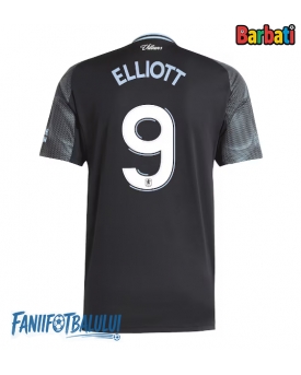 Aston Villa Harvey Elliott #9 Tricou Fotbal Replică 2025-26 Barbati Deplasare